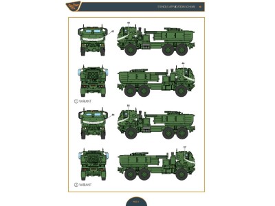 M142 Himars in Ukrainian Armed Forces decal set for Foreart, Meng, Dragon kits 