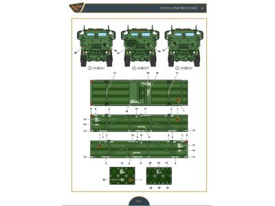 M142 Himars in Ukrainian Armed Forces decal set for Foreart, Meng, Dragon kits 