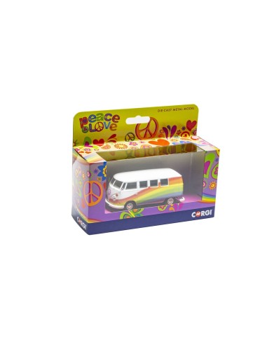 Volkswagen Campervan - Peace Love and Rainbows 