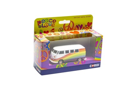 Volkswagen Campervan - Peace Love and Rainbows 