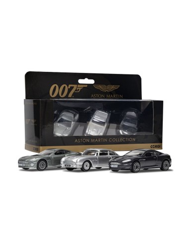 James Bond Aston Martin Collection (V12 Vanquish, DB5, DBS) 