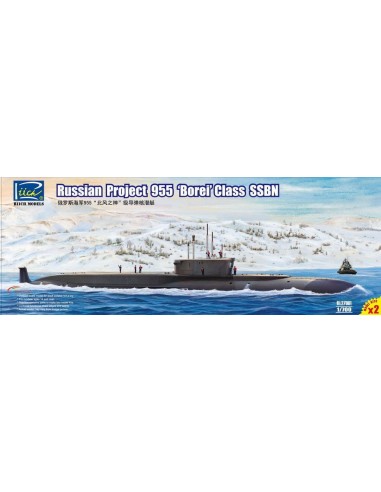 Russian Projekt 955 Borei class SSBN(Mod Model Kits X2) 