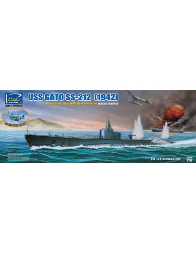 USS Gato SS-212 Fleet Submarine 1942 