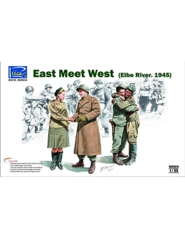 East meet West (Elbe River.1945) 
