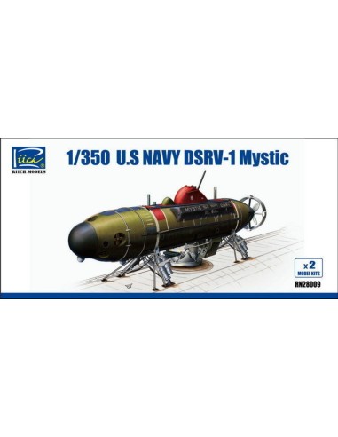 U.S.NAvy DSRV-1 Mystic(Model Kits X2) 