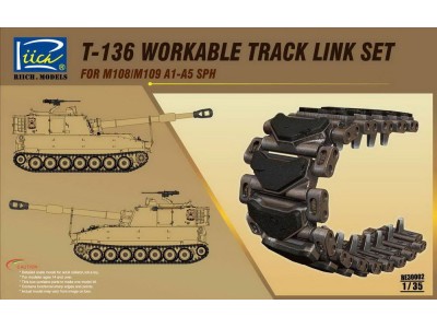 T-136 Workable Track set for M108/M109A1 -A5 SPH 
