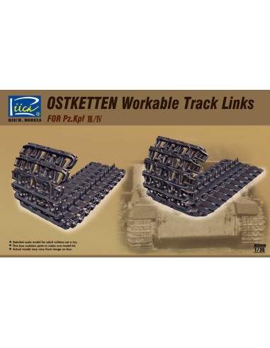 Ostketten Workable Track Links for Pz.Kp Kpfw III/IV & StuG III 