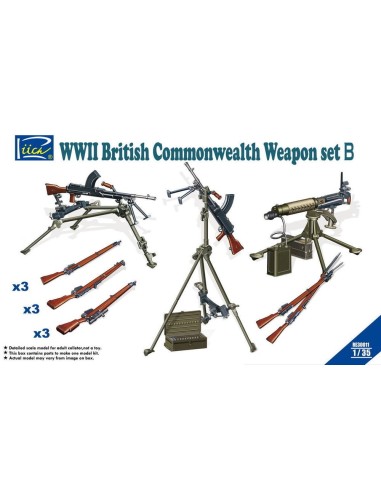 WWII British Commenwealth Weapon Set B 