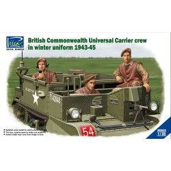 British Commenwealth Universal Carrier crew in winter Uniform 1943-45 