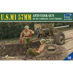 U.S.M1 57mm Anti-tank Gun on M2 carriage Late Version 