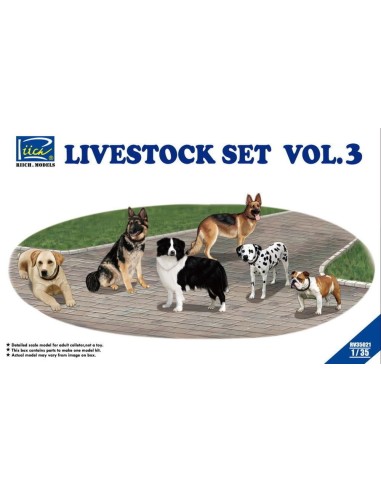 Livestock Set Vol.3 (six dogs) 