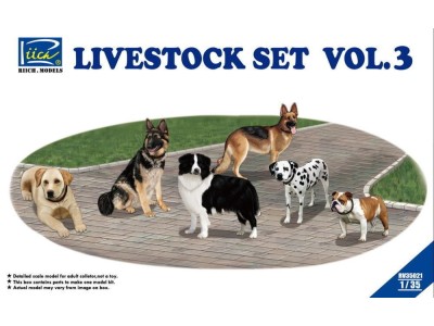 Livestock Set Vol.3 (six dogs) 