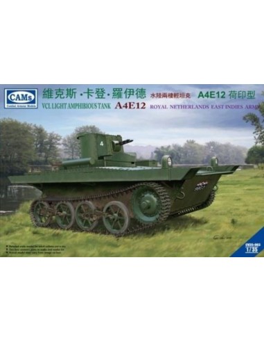 VCL Light Amphibious Tank A4E12 Royal Ne Netherlands East Indies Army 