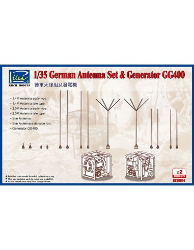 German Antenna Set & GG400 Generator (Model kits x2) 