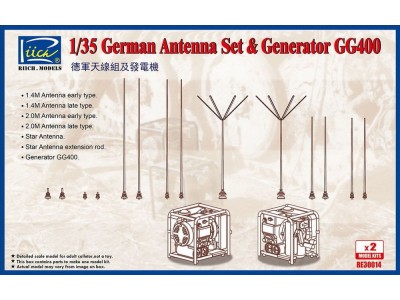 German Antenna Set & GG400 Generator (Model kits x2) 