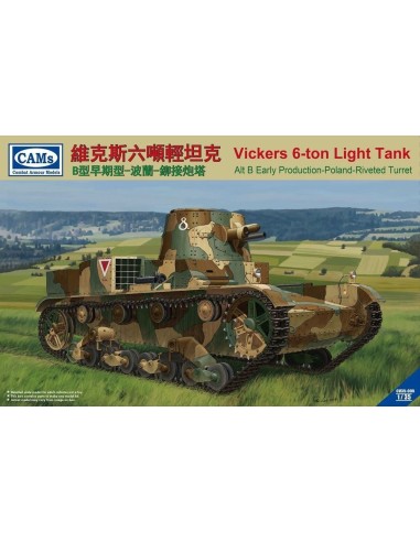 Vickers 6-Ton light tank (Alt B Early Production-Poland-Riveted Turret 