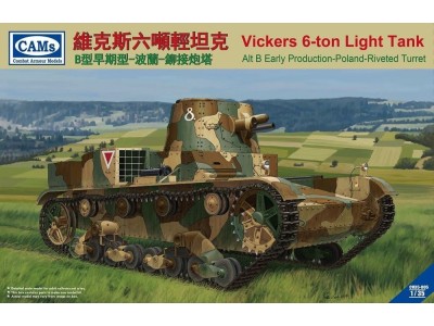 Vickers 6-Ton light tank (Alt B Early Production-Poland-Riveted Turret 