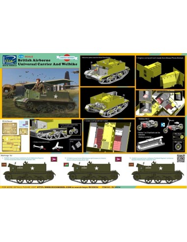 British Airborne Universal CarrierMk.III & Welbike Mk.2(Limited Edition 