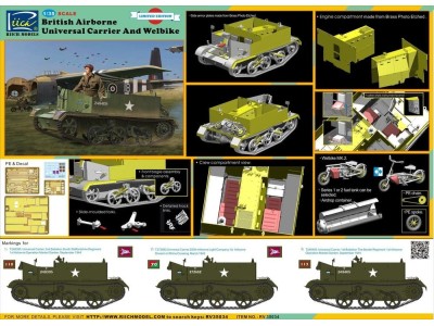 British Airborne Universal CarrierMk.III & Welbike Mk.2(Limited Edition 