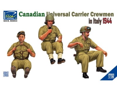 Canadian Universal Carrier Crewmen in Italy 1944 