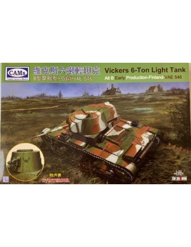 Vickers 6-Ton Light Tank Alt B Early Produktion-Finland-VAE 546 