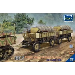 German Hf.7 steel field wagen (trailer) with resin parts (Dual pack) 