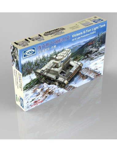 Finnish Vickers 6-Ton light tank Alt B Late Production (with interior) (2 in 1) 