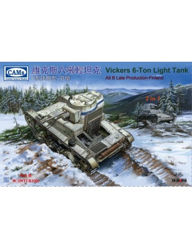 Finnish Vickers 6-Ton light tank Alt B Late Production (with interior) (2 in 1) 