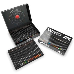 WEATHERING PENCILS DELUXE EDITION BOX (37 waterpencil colors) 