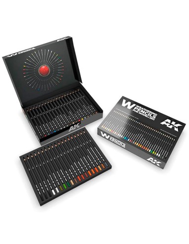 WEATHERING PENCILS DELUXE EDITION BOX (37 waterpencil colors) 
