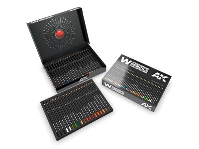 WEATHERING PENCILS DELUXE EDITION BOX (37 waterpencil colors) 
