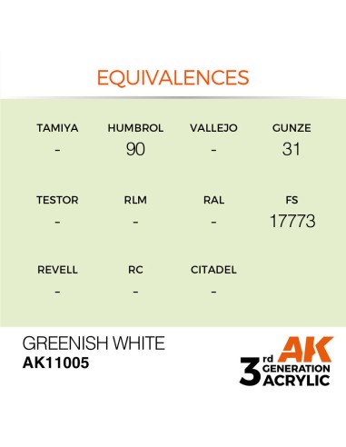 Greenish White 17ml 