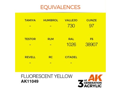 Fluorescent Yellow 17ml 