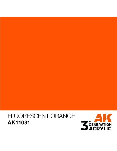 Fluorescent Orange 17ml 