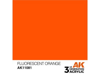 Fluorescent Orange 17ml 