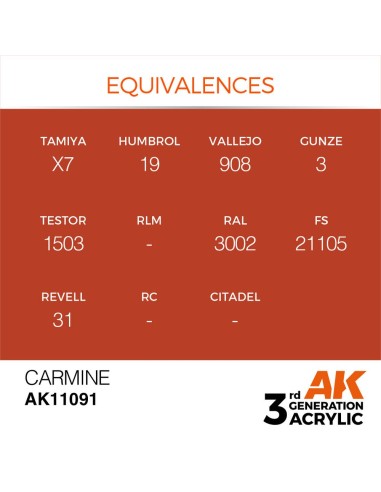 Carmine 17ml 