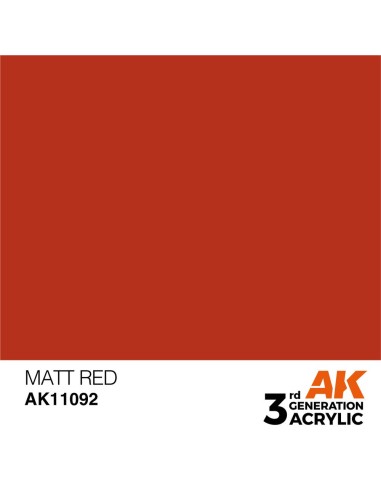 Matt Red 17ml 