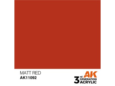 Matt Red 17ml 