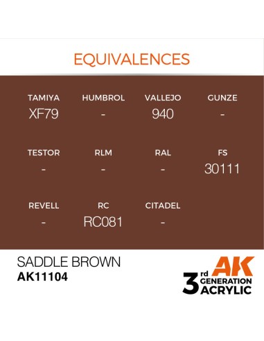 Saddle Brown 17ml 