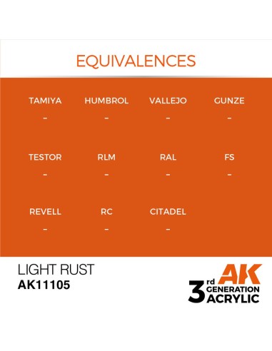 Light Rust 17ml 