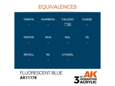 Fluorescent Blue 17ml 