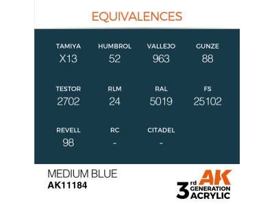 Medium Blue 17ml 