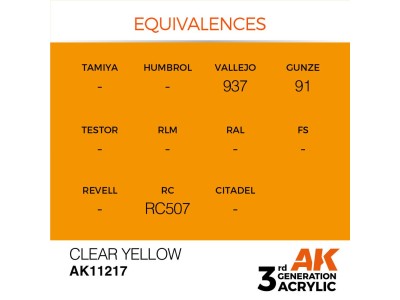 Clear Yellow 17ml 