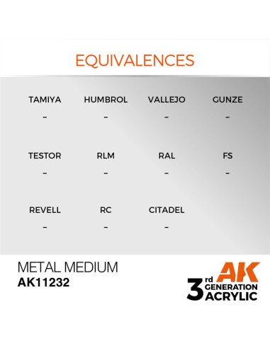 Metal Medium 17ml 