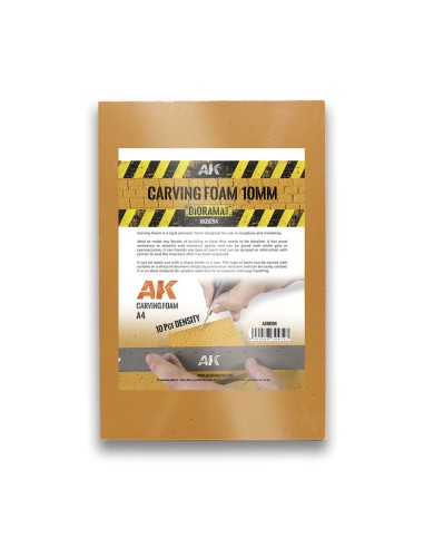 CARVING FOAM 10MM A4 SIZE (305 x 228 MM) 