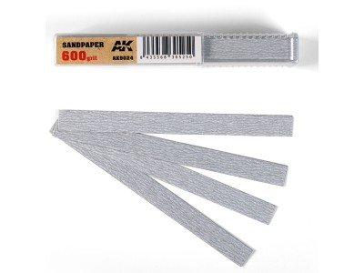 Dry Sandpaper 600 grit x 50 units 