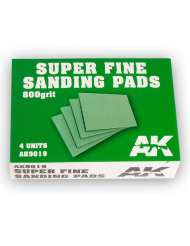 Super Fine Sanding Pads 800 grit.4 units 