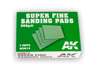 Super Fine Sanding Pads 800 grit.4 units 