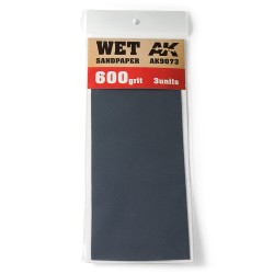 Wet Sandpaper 600 Grit. 3 units  2