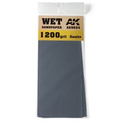 Wet Sandpaper 1200 Grit. 3 units 